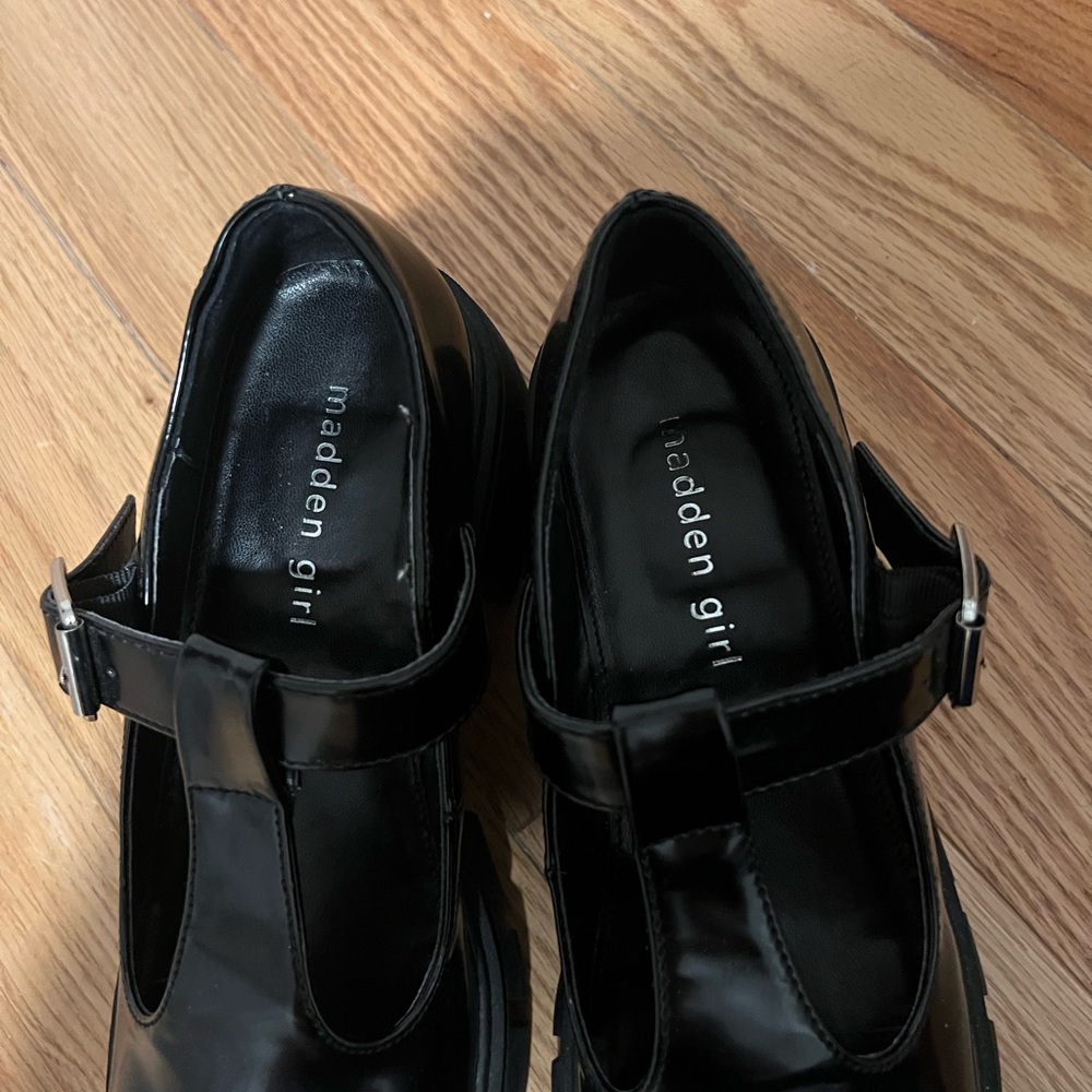 Madden Girl Mary Jane’s Black Shoes - Picture 3 of 8